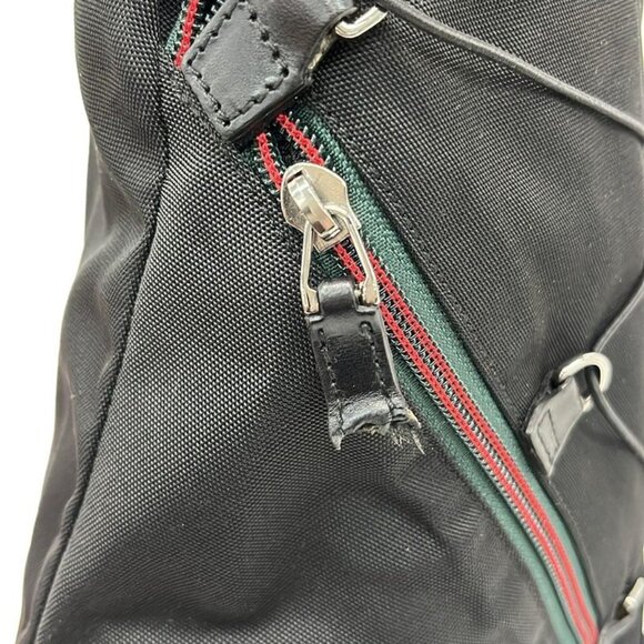 Gucci Backpack Sherry Black Green Red Black X Green X Red main image 9